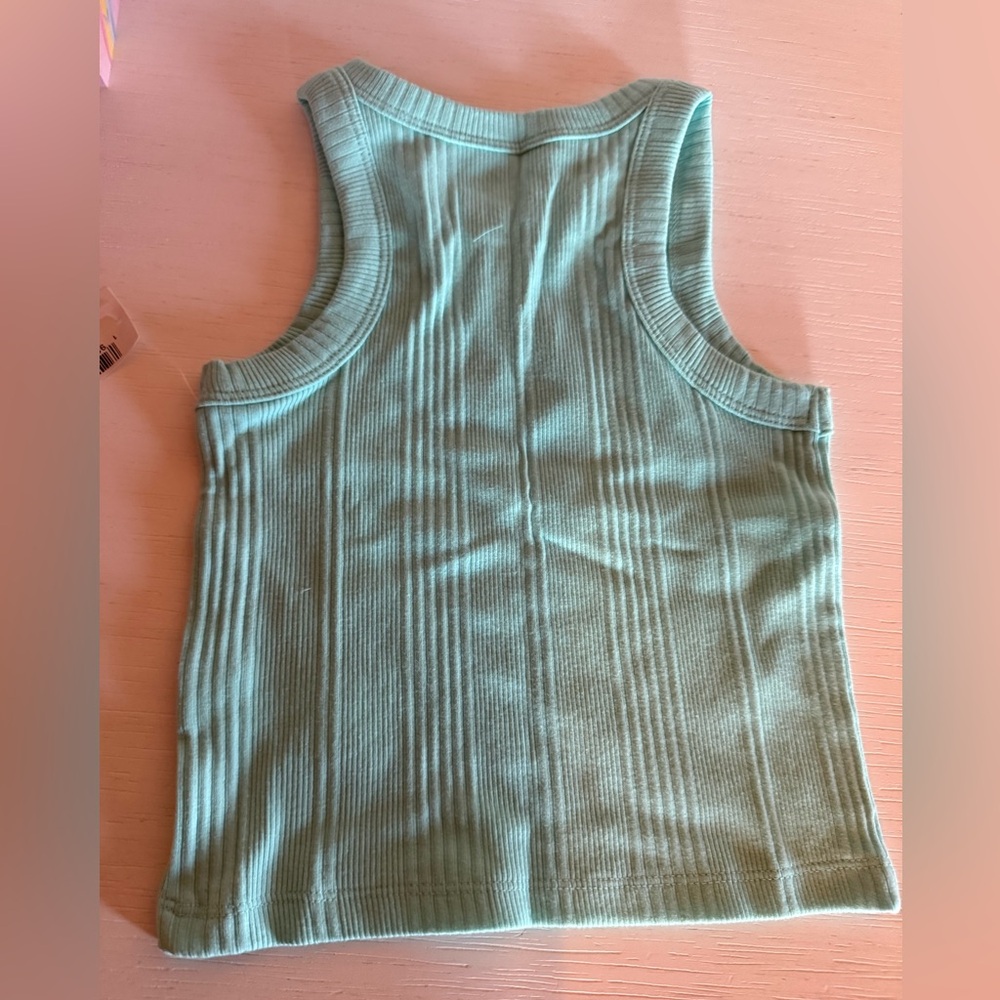 Girls Ribbed Graphic Tank Size Small (5/6) - Picture 3 of 3